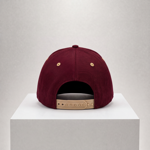 Core Athletic Snapback Cap burgundy