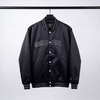 Satin Varsity Jacket black