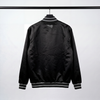 Satin Varsity Jacket black