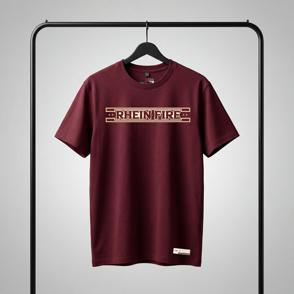 Basic Graphic Tee burgundy