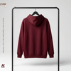 Core Hooded Zip Sweat Burgundy