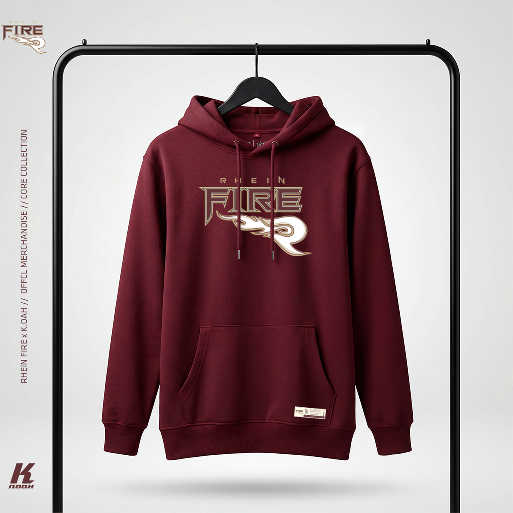 Kids Core Hoodie Essential Burgundy