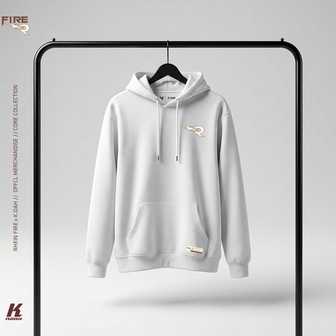 Kids Core Hoodie Primary White