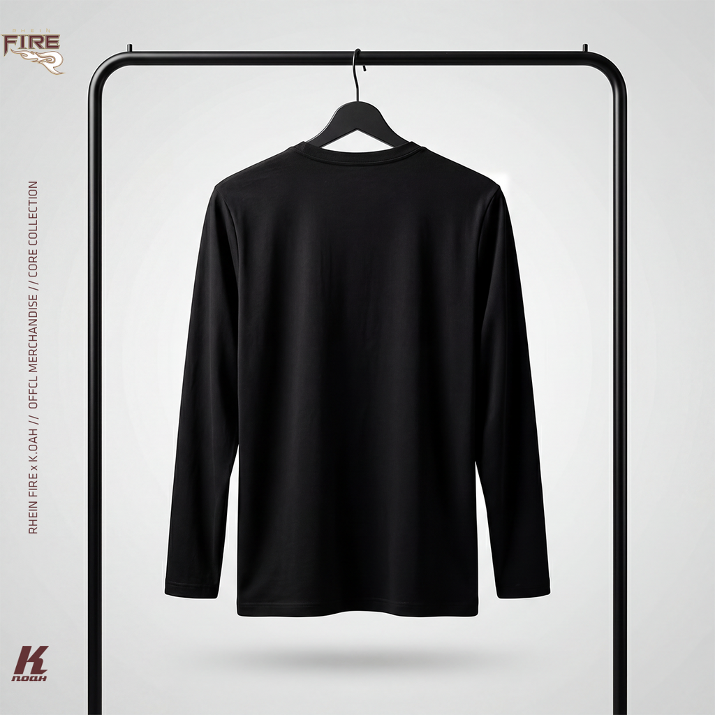 Core LS Tee Essential Black