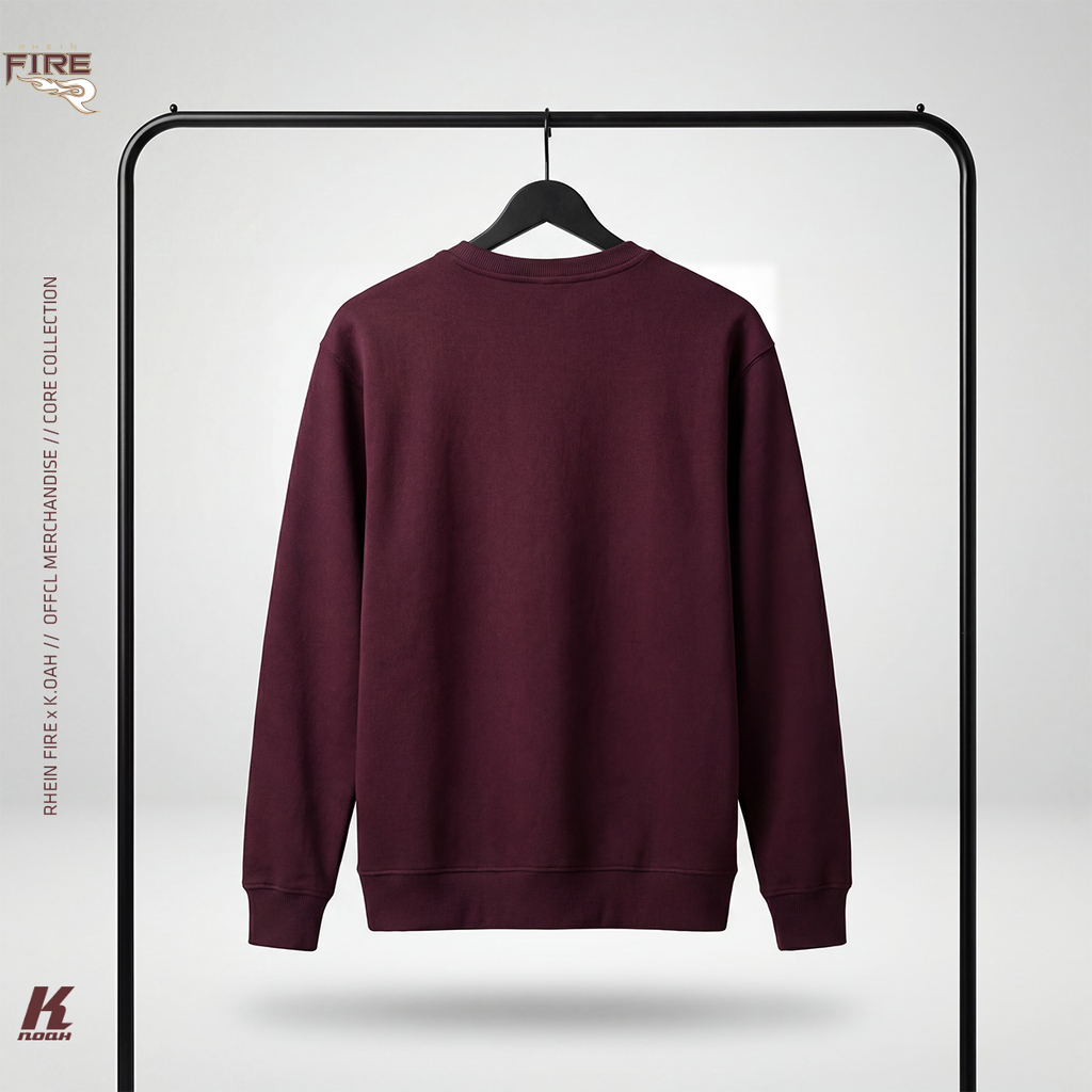 Core Sweater Primary Burgundy