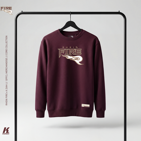 Core Sweater Essential Burgundy