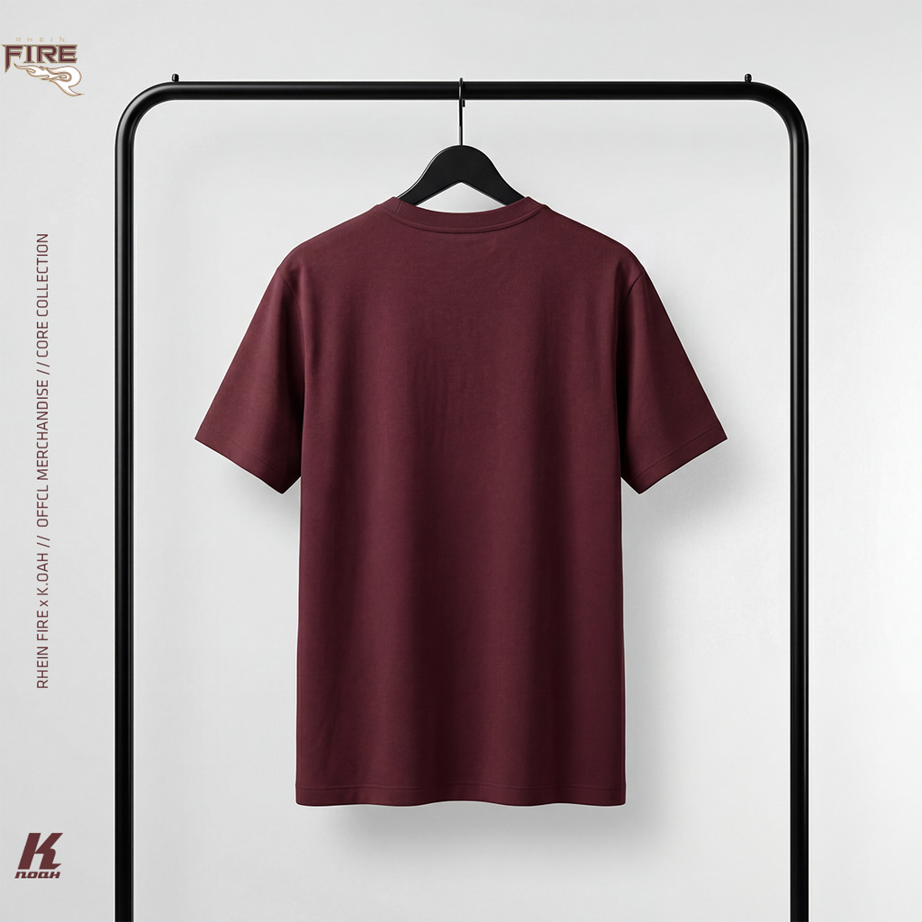 Basic Graphic Tee burgundy