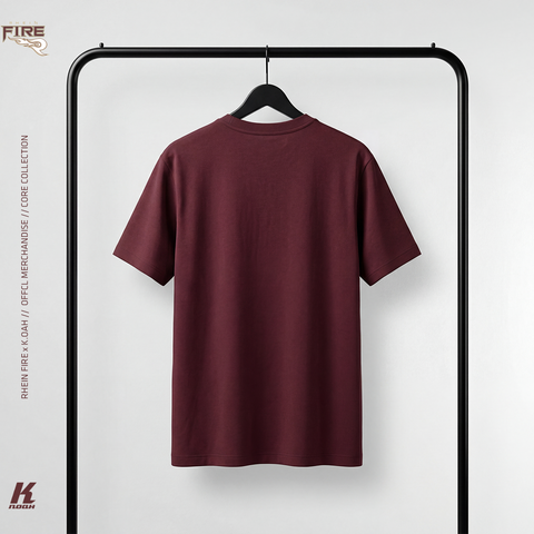 Basic Graphic Tee burgundy