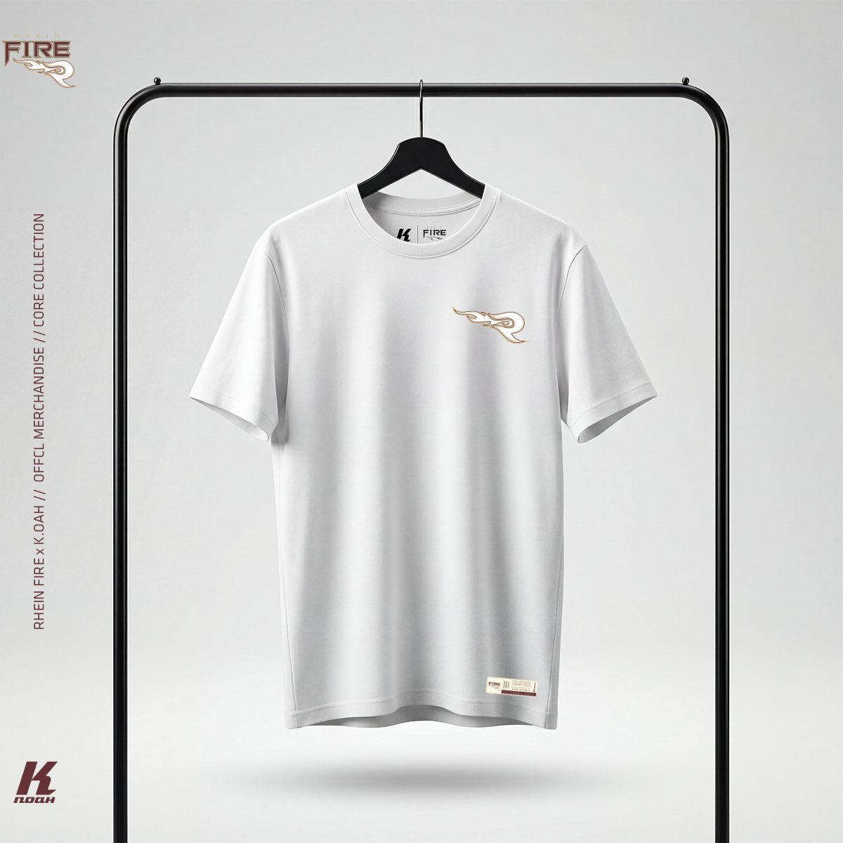 Oversize Tee "Fire Culture" white