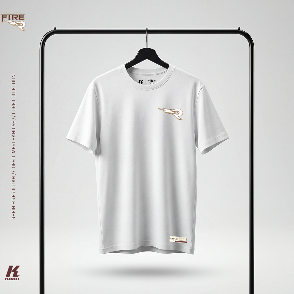 Oversize Tee "Fire Culture" white
