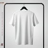 Basic Tee "Fire Football" white
