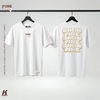 Oversize Tee "Bubbles" white