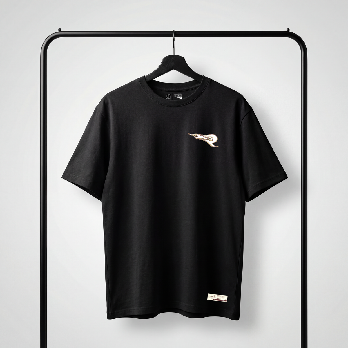 Oversize Tee "Fire Culture" black