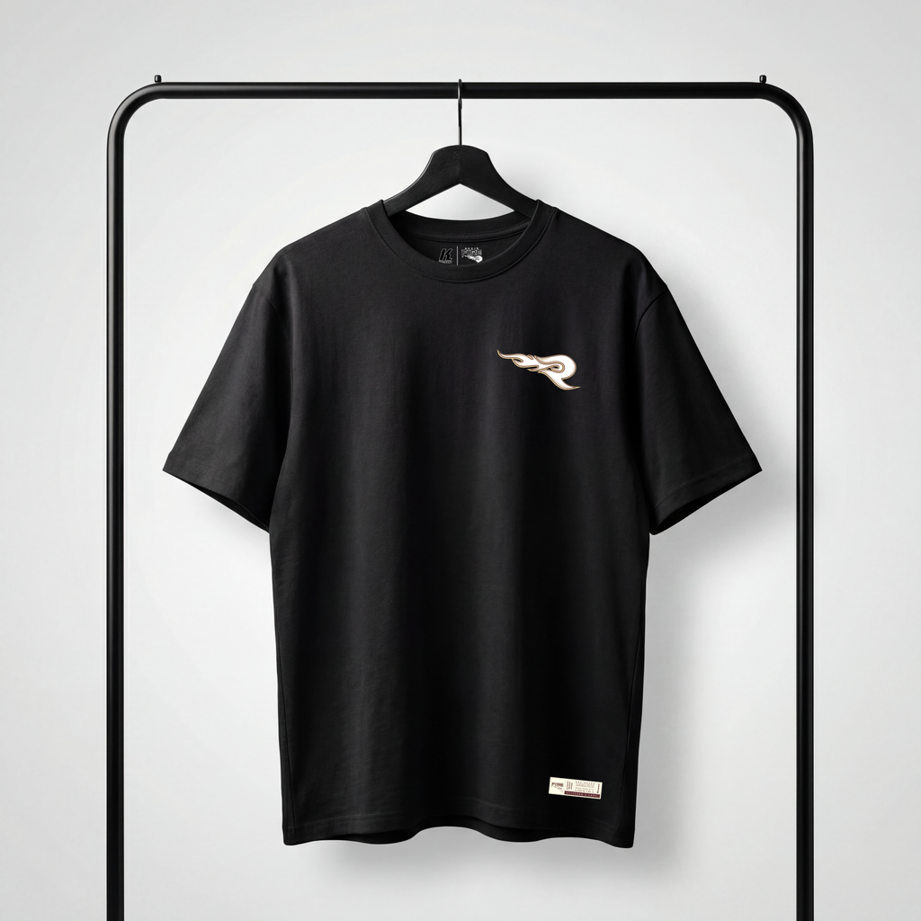 Oversize Tee "Fire Culture" black