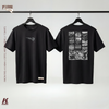 Oversize Tee "Frames" black
