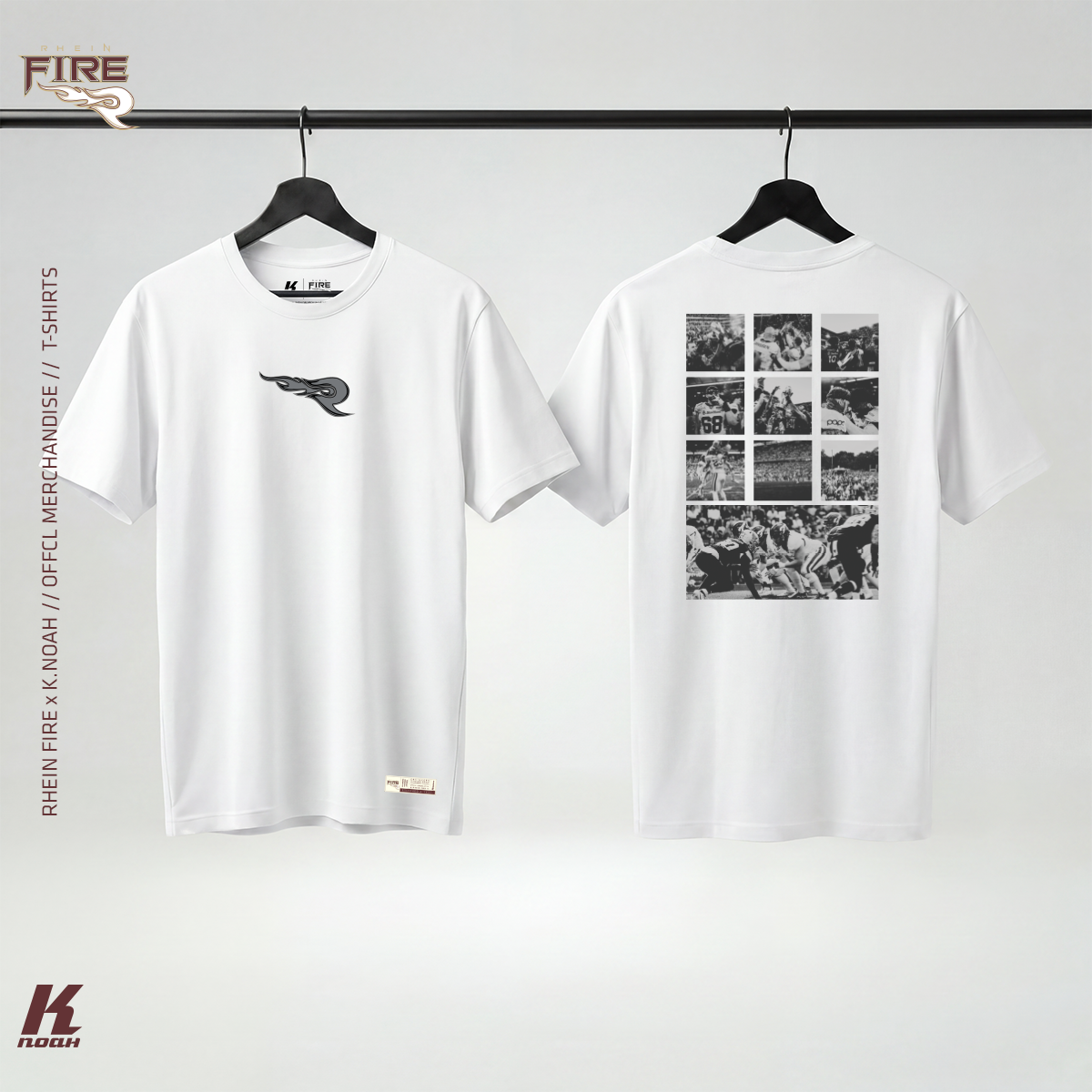 Oversize Tee "Frames" white
