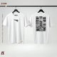 Oversize Tee "Frames" white