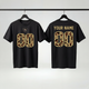 Player T-Shirt Customized black