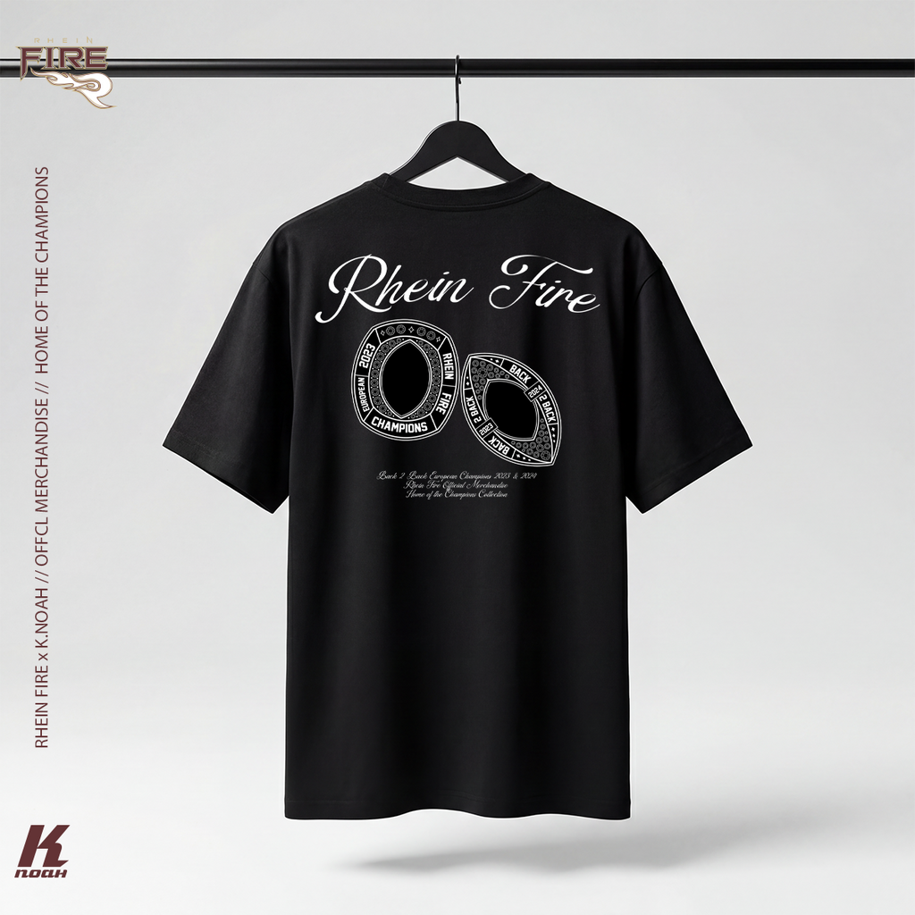 Oversize "Home of the Champions" Tee Black