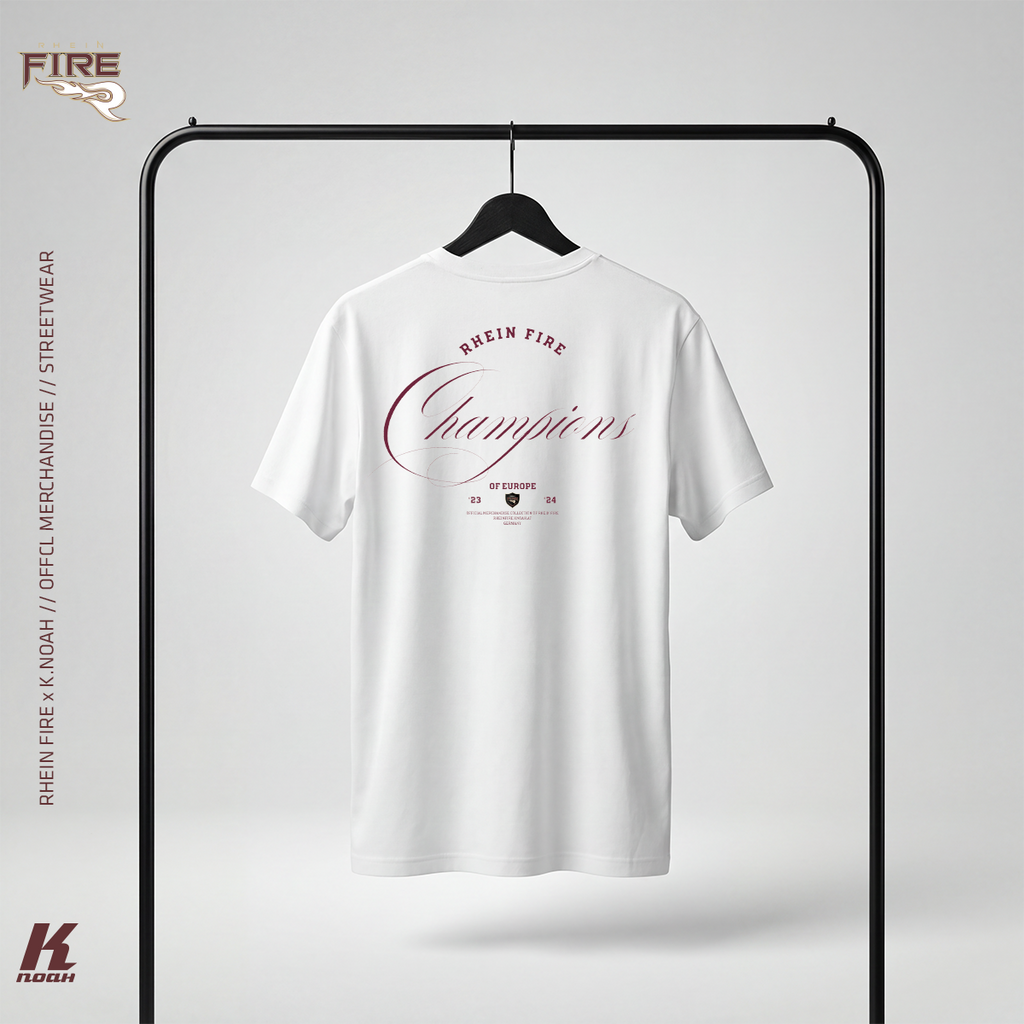 Basic "Home of the Champions" Tee White